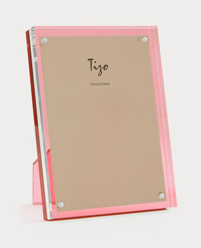 Tizo - Lucite Frame Clear/Pink