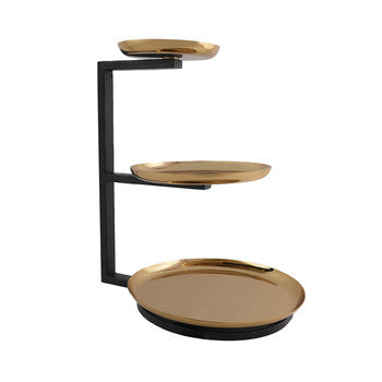 Guilded 3 Tier Cake Stand Gold
Stainless Steel