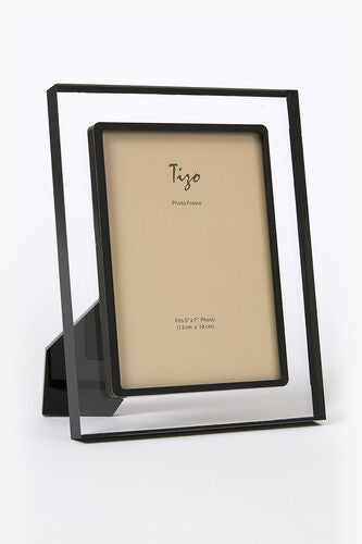 TIZO
Lucite Clear and Black Border Frame