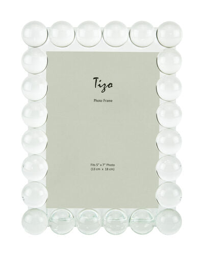 Tizo
Clear Crystal Picture Frame Single Row Bubble