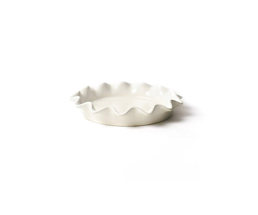 Signature White Ruffle Pie Dish
