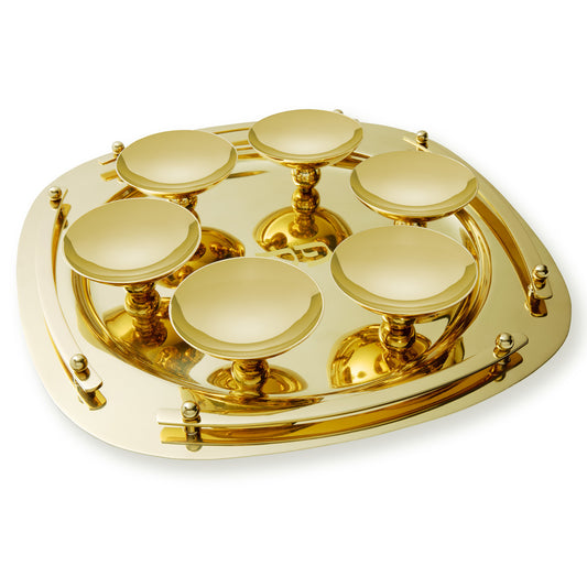 Ricci - Seder Plate Gold