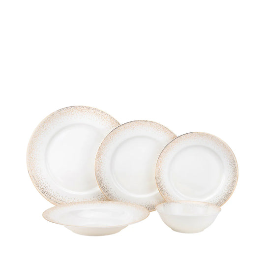 Infinity Gold 20 Piece Dinnerware Set