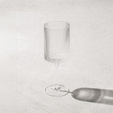Vikko - Malibu, Ribbed Clear, Set of 6