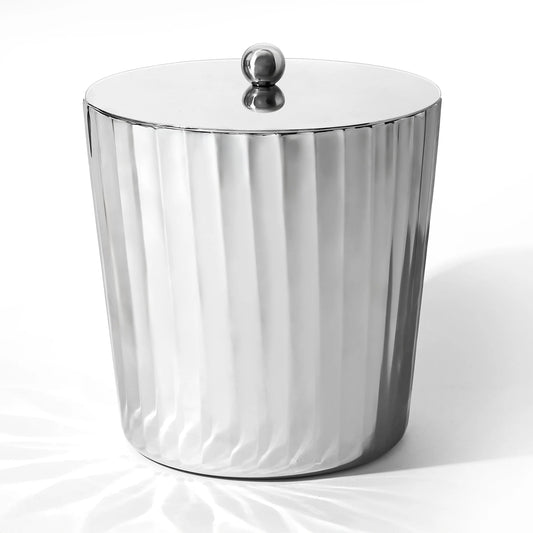 Waves Stainless Steel Ice Bucket
