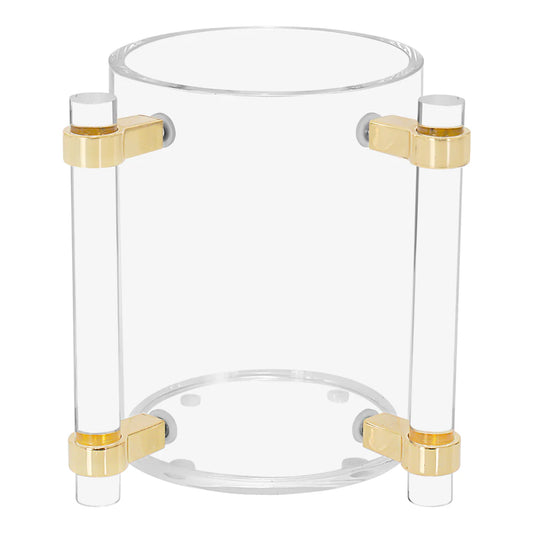 Lucite Wash Cup with Elegant Handles