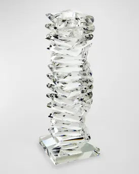 Tizo
Clear Crystal "Twisted" Candleholder Small