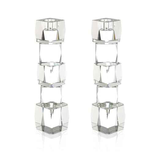 CRYSTAL CUBE CANDLESTICKS