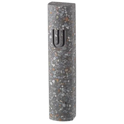 Light Gray Cement Mezuzah 15 Cm
