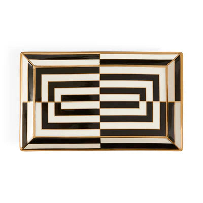 Jonathan Adler Op Art Rectangle Serving Tray