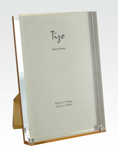 Tizo Lucite Frame- Clear/Gold