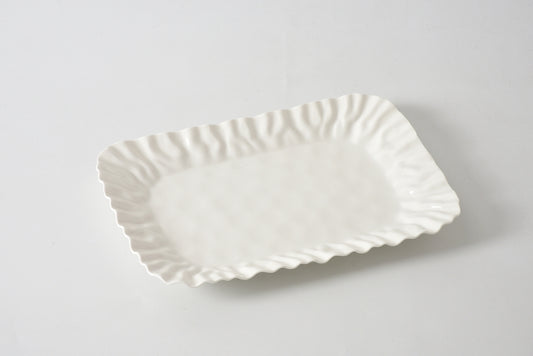 Medium Deep Tray - White