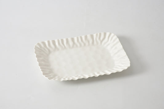 Small Deep Tray - White
