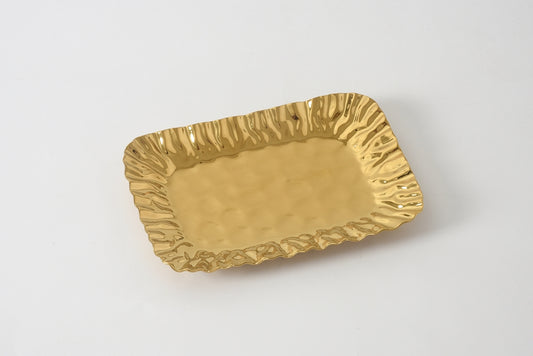 Small Deep Tray - Gold
