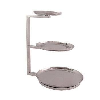 Guilded 3 Tier Cake Stand Silv

Stainless Steel