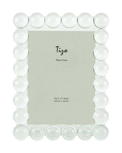 Tizo
Clear Crystal Picture Frame Single Row Bubble