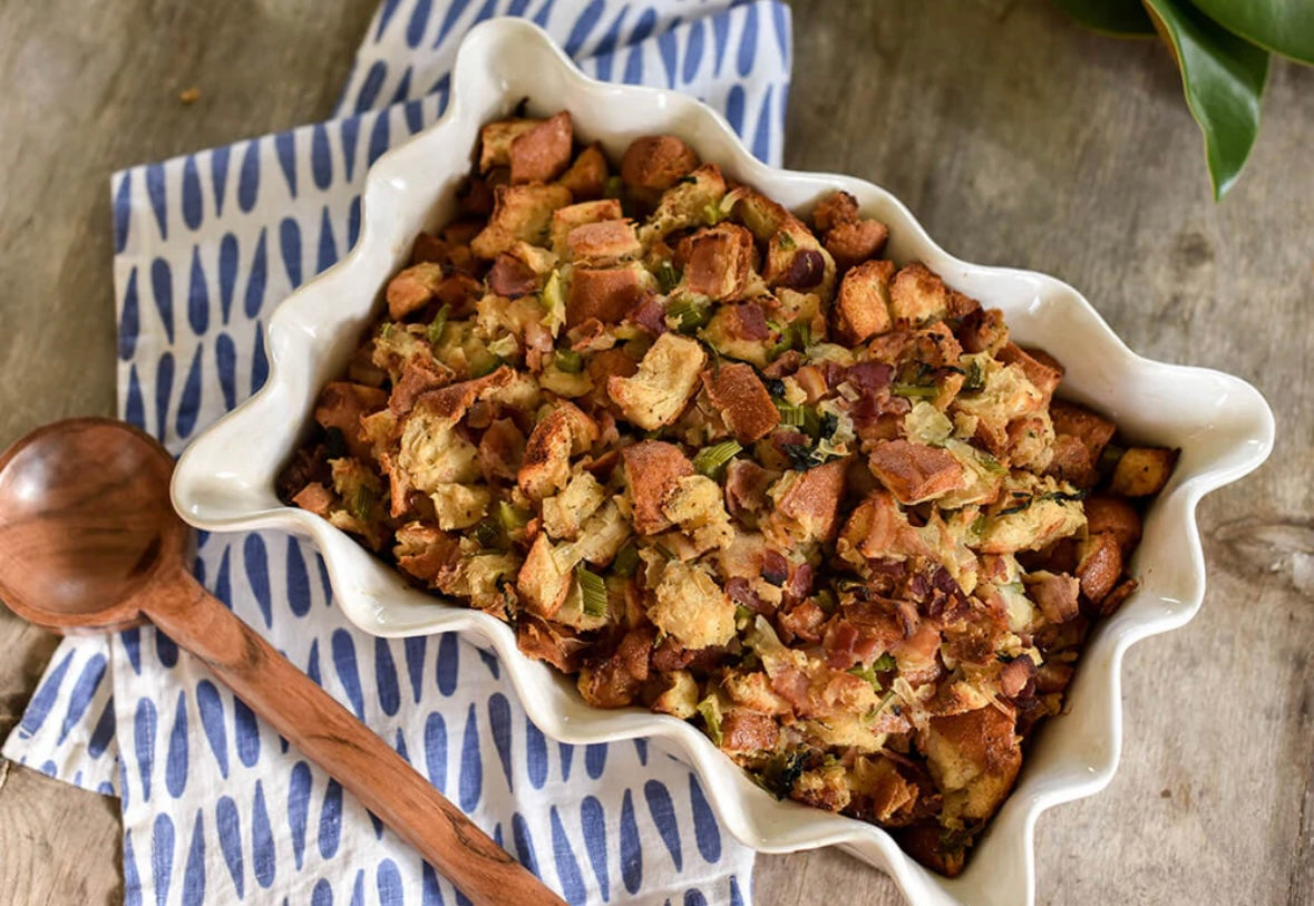 Signature White Ruffle Casserole