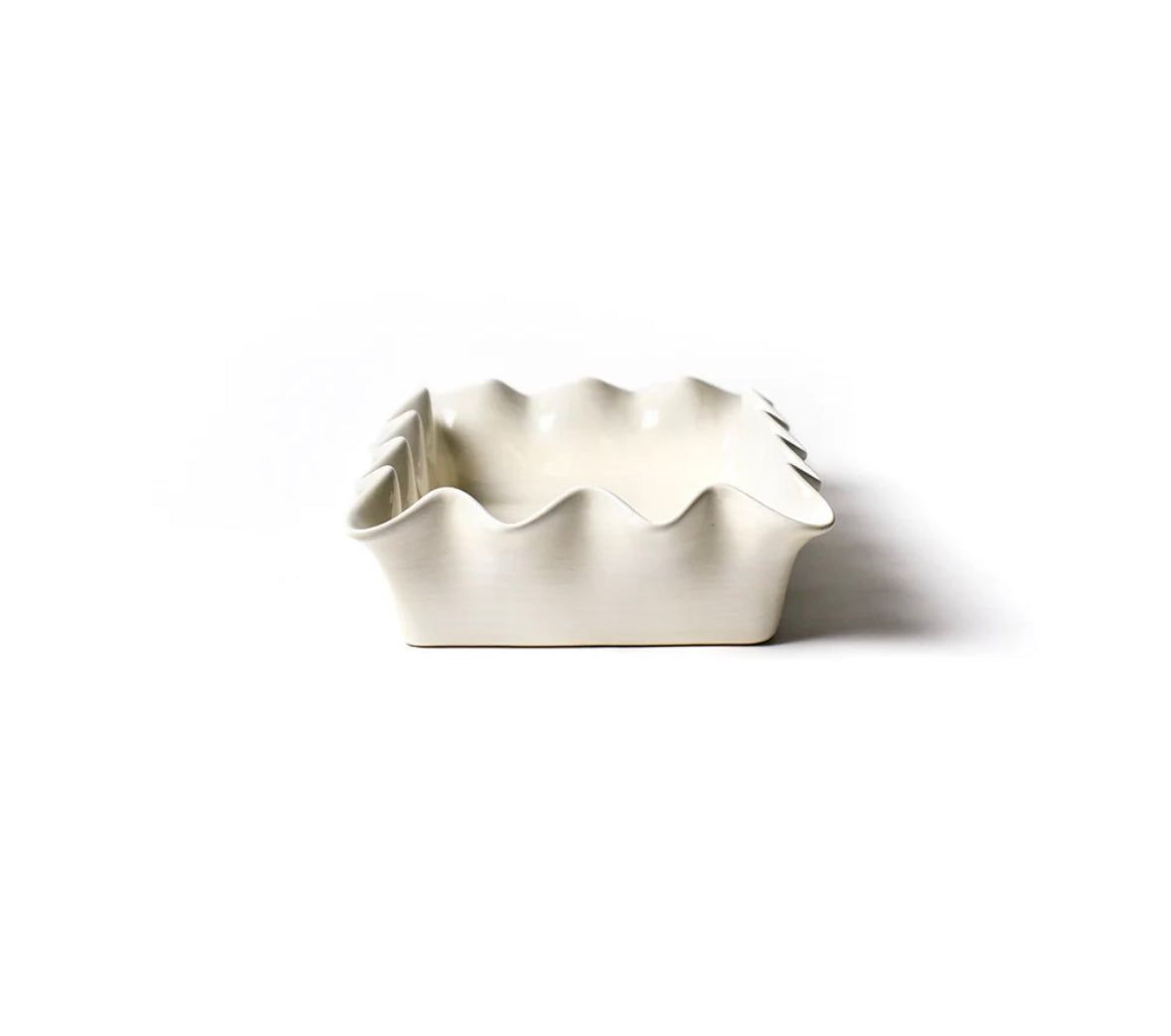 Signature White Ruffle Casserole
