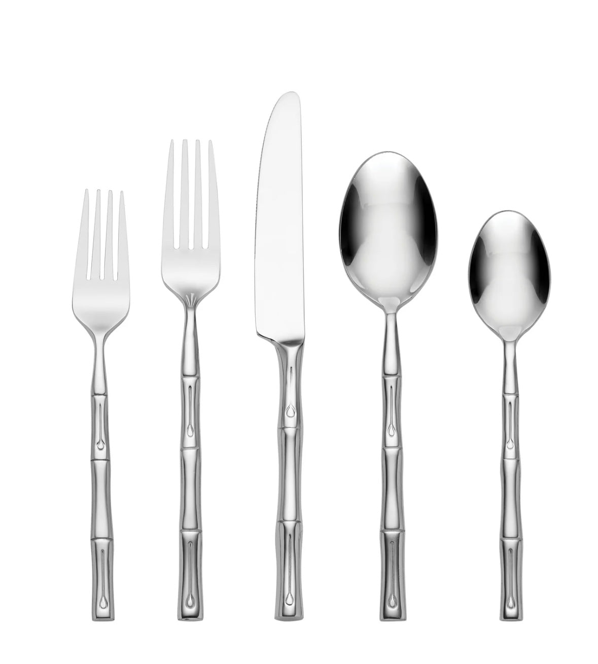 Bamboo Flatware Service of 4