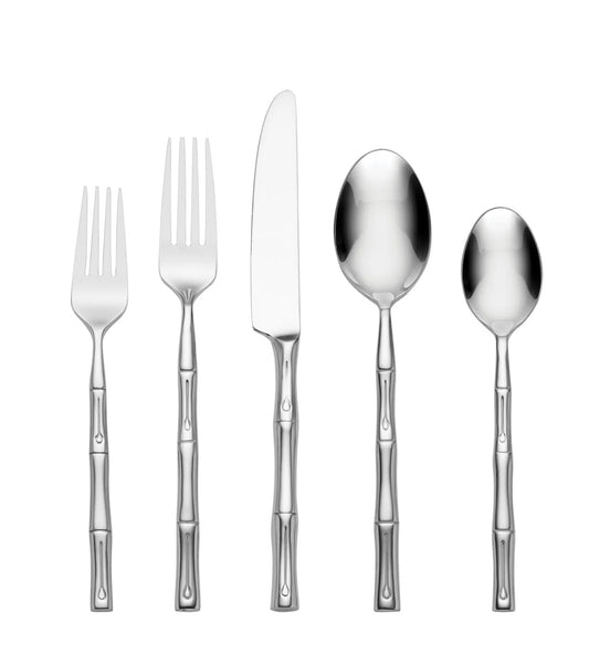 Bamboo Flatware Service of 4