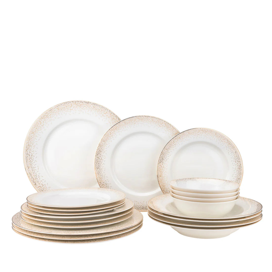 Infinity Gold 20 Piece Dinnerware Set