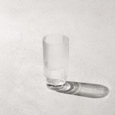 Vikko - Malibu, Ribbed Clear, Set of 6