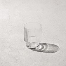 Vikko - Malibu, Ribbed Clear, Set of 6