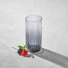 Vikko - Elegant, Smoked, Set of 6 Stemware
