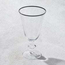 Vikko - Desto, Stemware, Black Rim, Set of 6