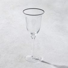 Vikko - Desto, Stemware, Black Rim, Set of 6