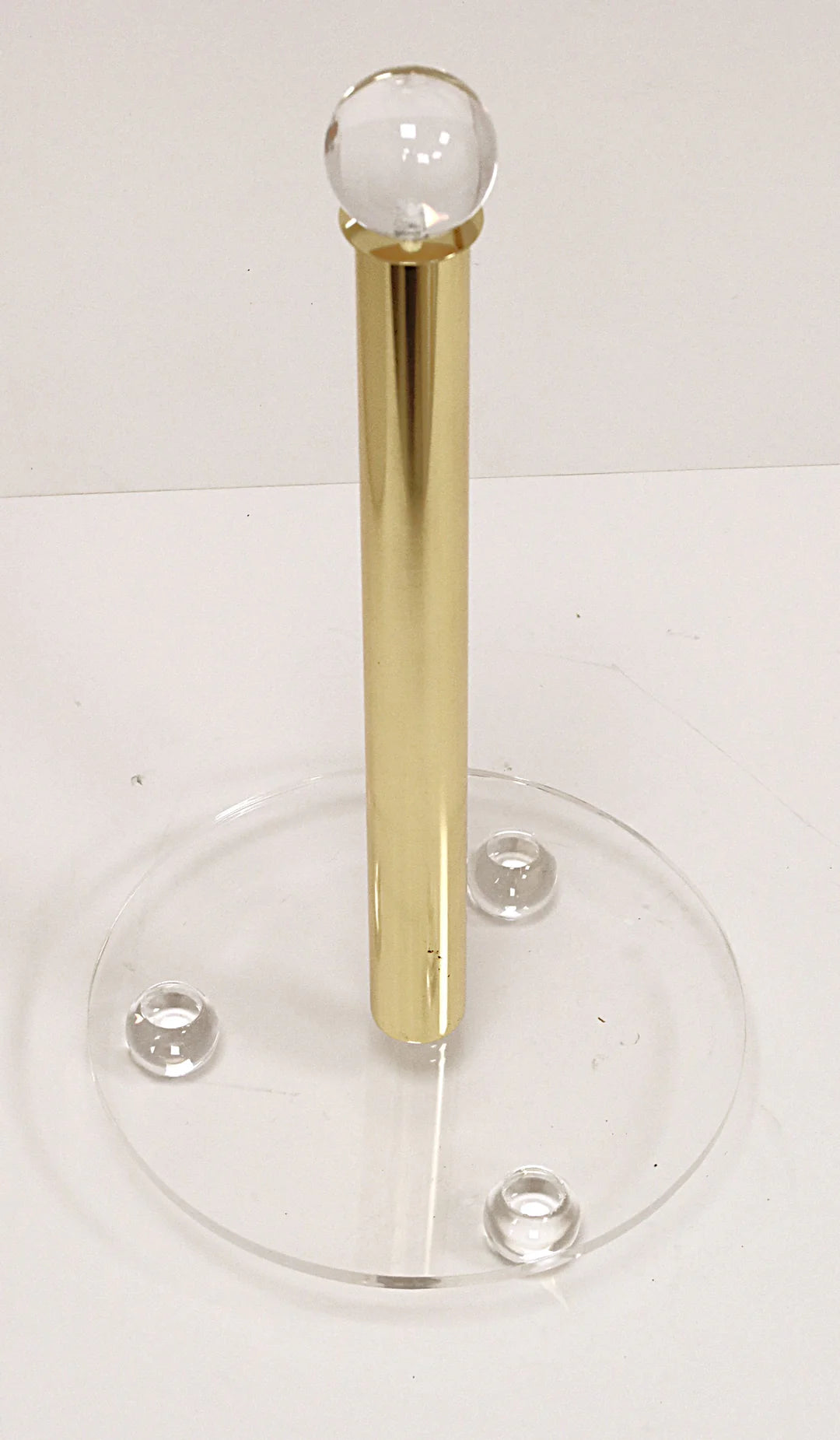 Paper Towel Holder with Ball Legs and Knob