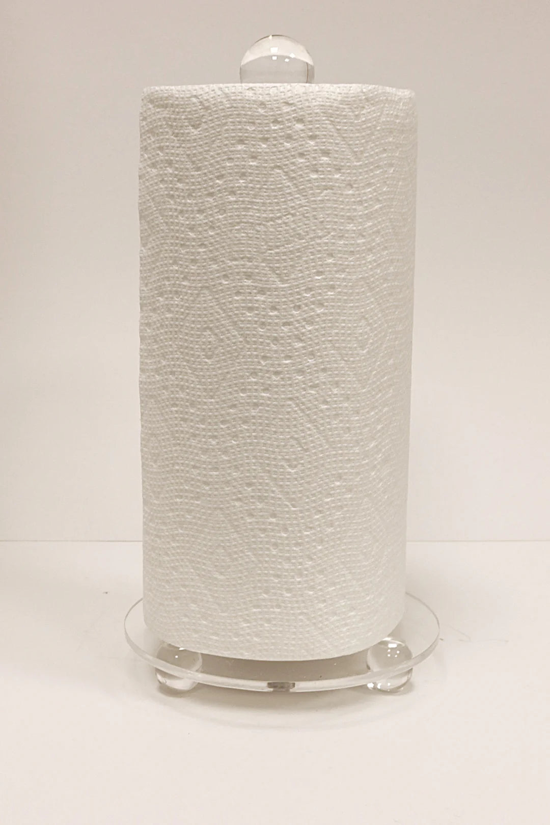 Paper Towel Holder with Ball Legs and Knob