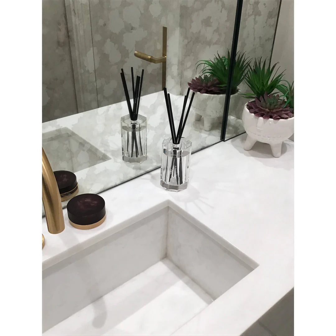 Clear Octagon Shape Reed Diffuser - "Lily Of The Valley" Scent