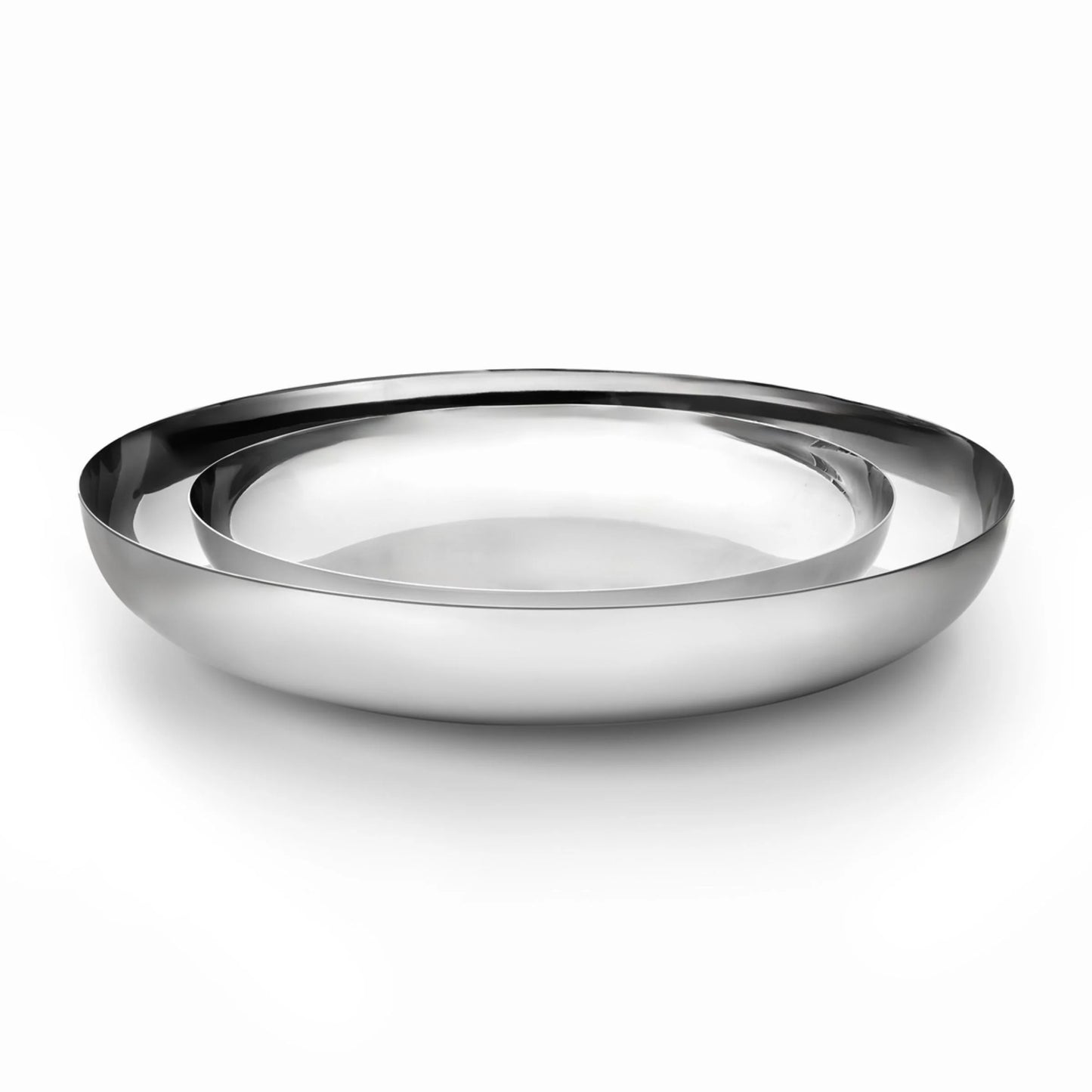 Guilded Large Round Serving Bowl