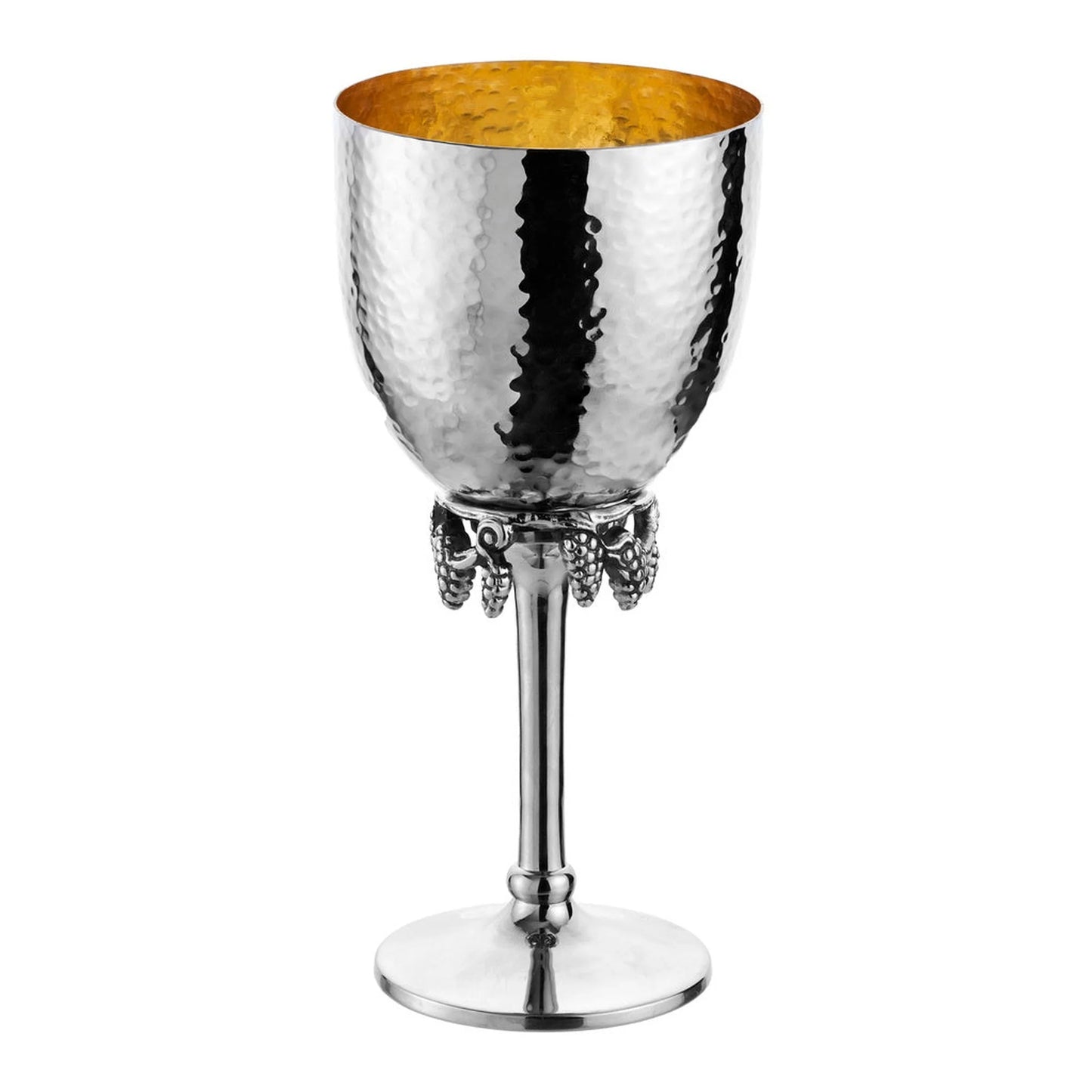 Grape Hammered Kiddush Cup