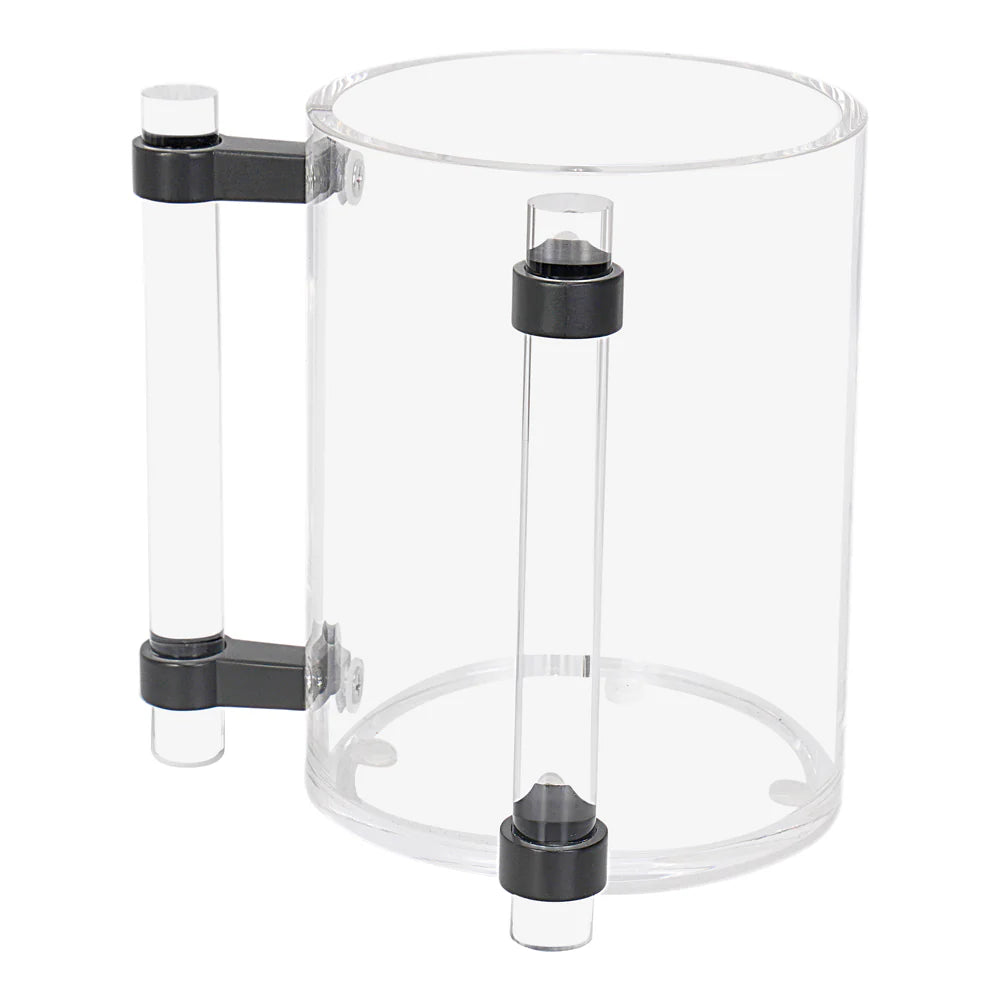 Lucite Wash Cup with Elegant Handles