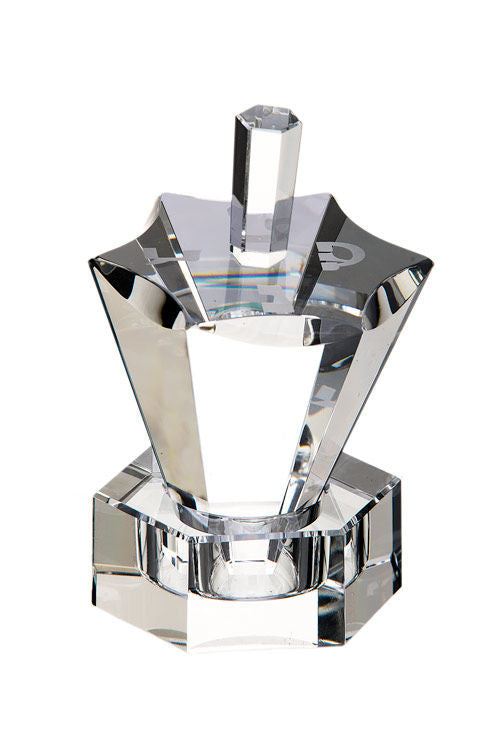 Crystal Dreidel -Clear
