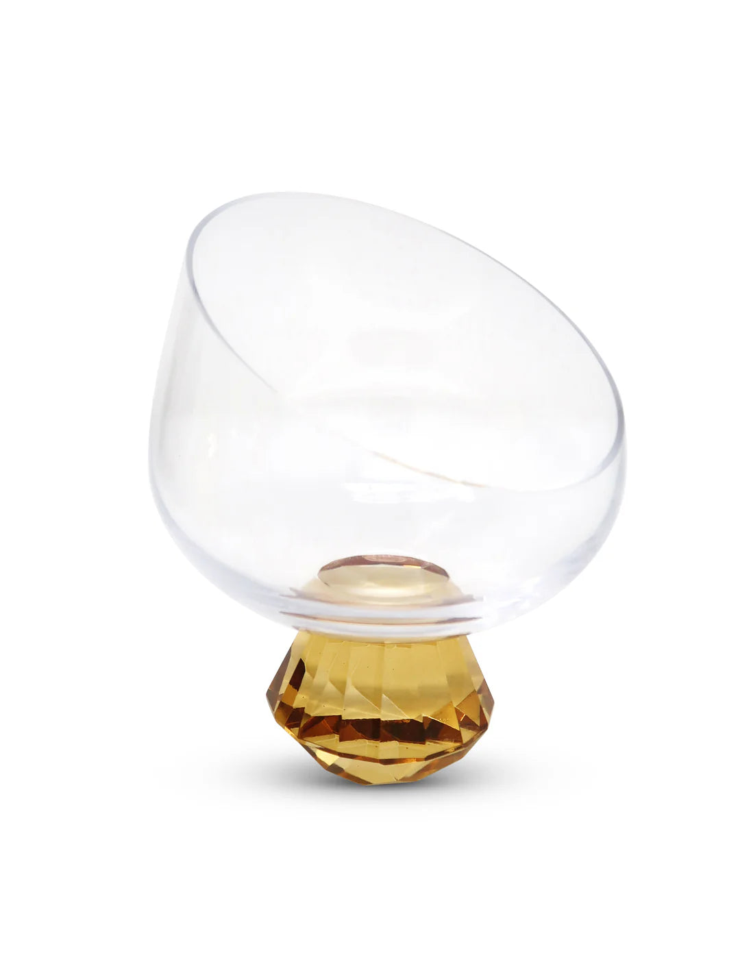 Angular Bowl With Diamond Stem, 15 Oz.
