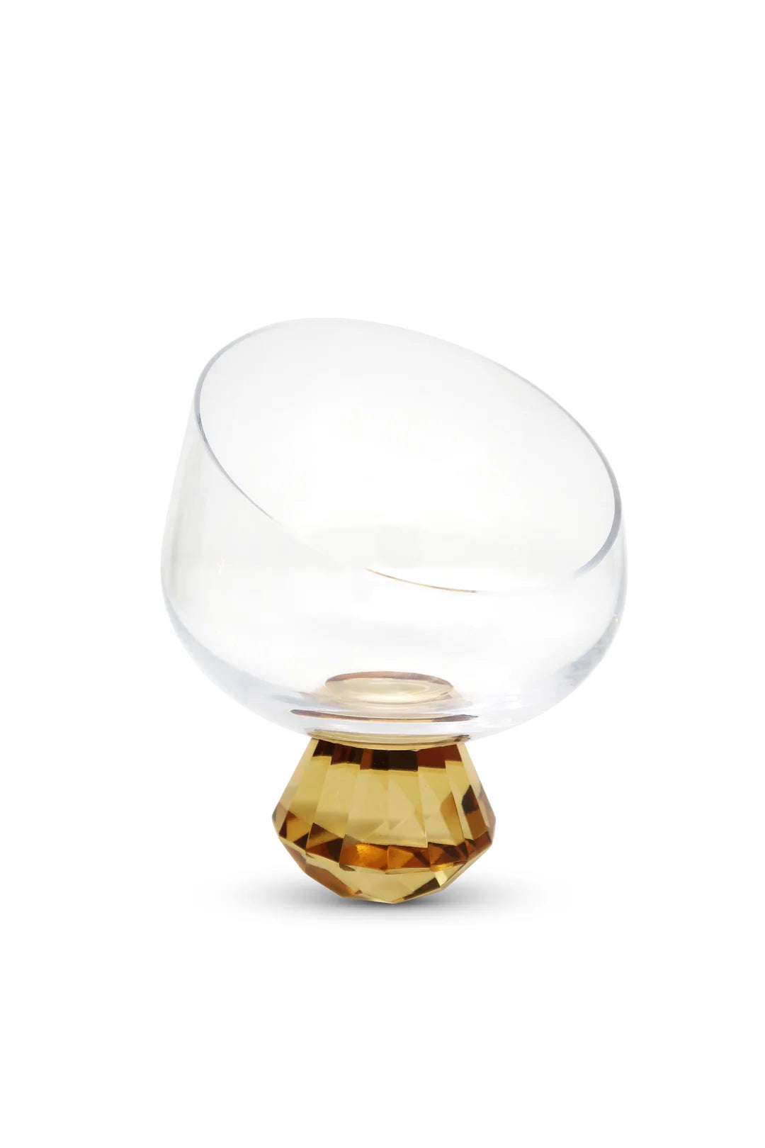 Angular Bowl With Diamond Stem, 15 Oz.