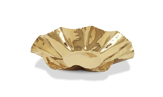 Gold Crushed Platter, 16.5"L
VP3811