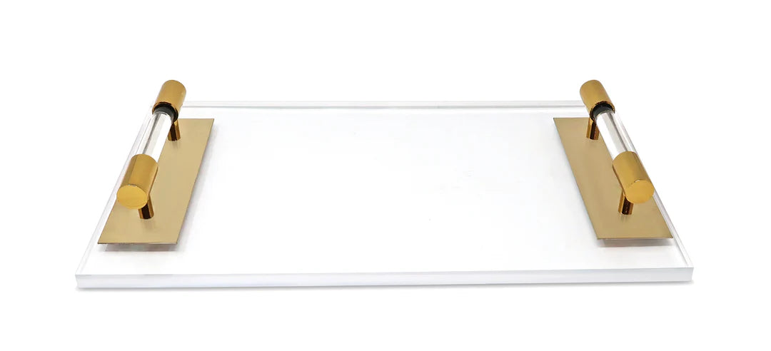 Acrylic Tray With Gold Handles
VAT2763