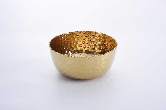 Large, gold round bowl
SKU: CER2517G