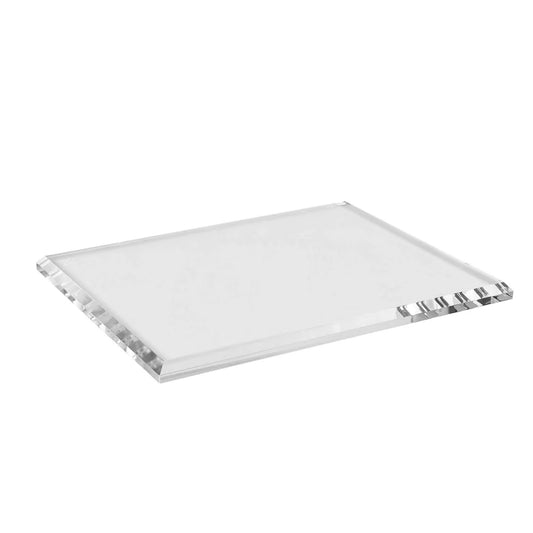 Modern Solid Crystal Tray in 8”x11”