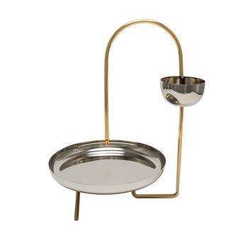 Platter With Dip Gold/silver

Stainless Steel