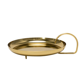 Platter With Handle Gold - Lg

Stainless Steel